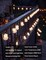 Citrus; Halloween Ghost String Lights 8.5ft Outdoor | 10 White Hanging Ghost Fairy Lights with 14 Bulbs | Waterproof UL Listed Decor for Patio, Garden, Porch & Haunted House Party (Indoor/Outdoor); Category:Fall Outdoor Decor; Image:5